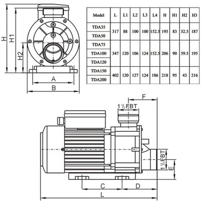 LX Whirlpool TDA35