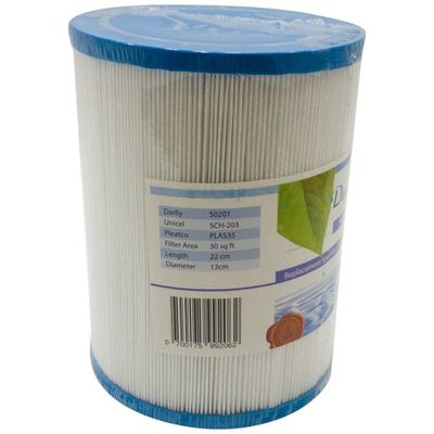 Spa Filter L 200 mm; YD 134 mm; SC745 (Darlly)