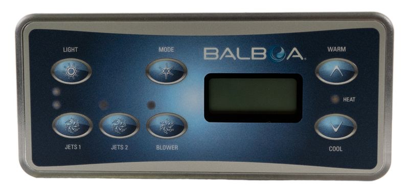 Balboa Styrpanel ML551 - Jets 1, Light, Mode, Jets 2, Jets 3, Jets 4, Warm, Cool - 55600