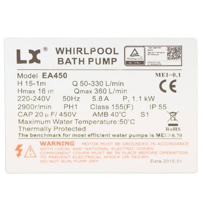 LX Whirlpool EA450