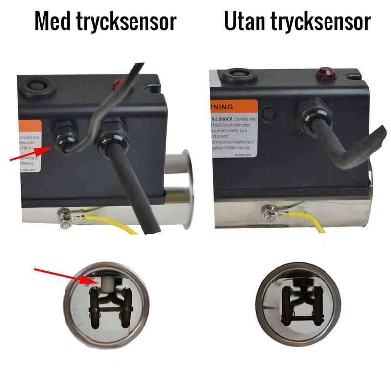 LX Heater H15-R3 med tryckvakt och kontrollkabel