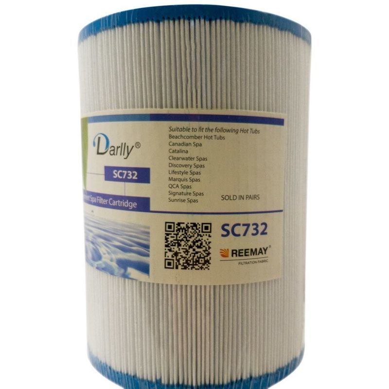 Spa Filter L 1x 168 och 2x 336 mm; YD 125 mm; SC732 (Darlly)