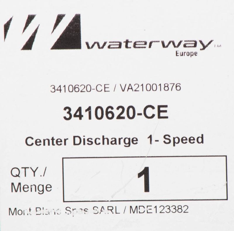 Waterway E-series 80/2, 1.38 kW