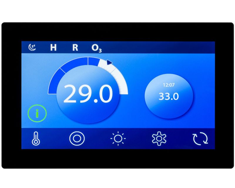 Styrpanel Balboa SpaTouch 3+, 184x116 mm