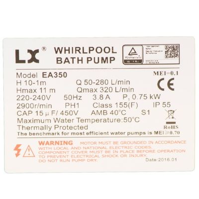 LX Whirlpool EA350