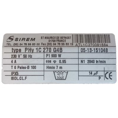 Sirem PHy 1C 270 G4B