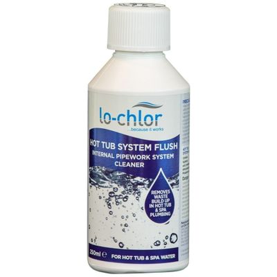 Lo-Chlor Spa and Hot Tub Cleaner, rengöring för rörsystem, 250ml