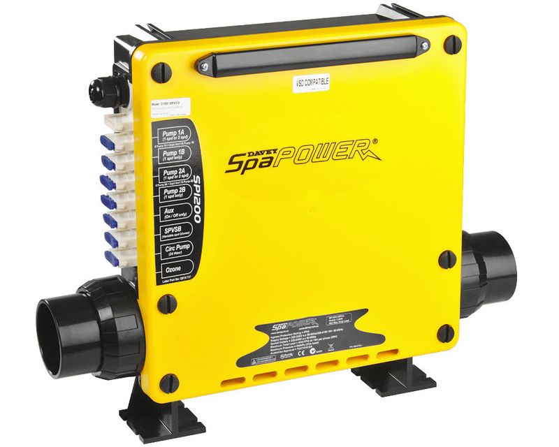 SpaPower SP1200 Styrbox med 6.0kW värmare