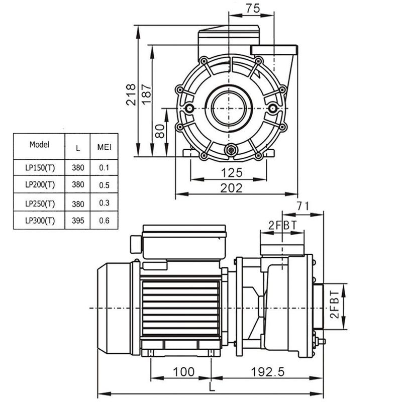 LX Whirlpool LP300T 380V