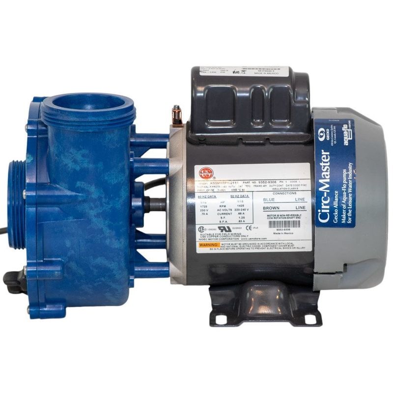 Aqua-Flo Circ-Master CMXP, 1/15hk, 1 växel, 2.0x2.0 tum (Sundance/Jacuzzi)