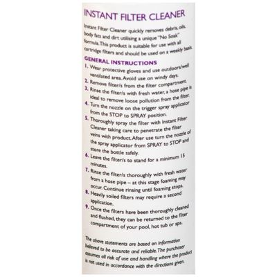 Vian Filterrengöring Spray  (Instant Filter Cleaner) 0.5 liter