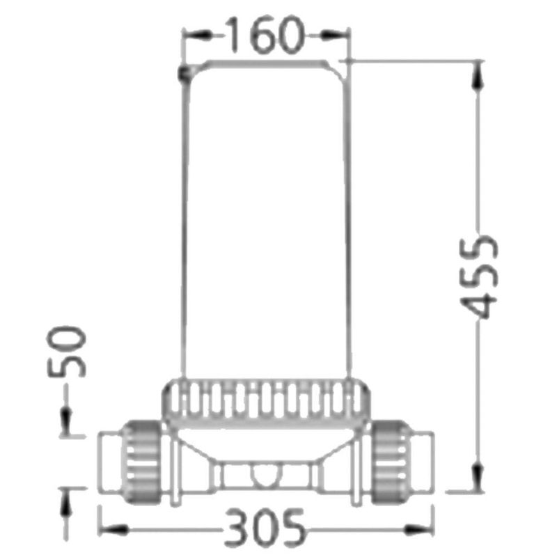 Waterway Cartridge Filter Hållare, passar tilll Pletaco PRB25-IN, PRB50-IN & PRB75-IN