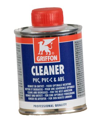 Griffon Cleaner för PVC, PVC-C & ABS, rengöring inför montering av rördelar, 125ml