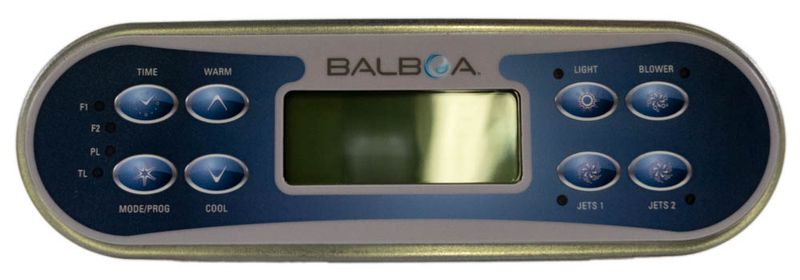 Balboa Styrpanel ML700 - Time, Mode, Warm, Cool, Jets 1, Jets 2, Jets 3 - 55693