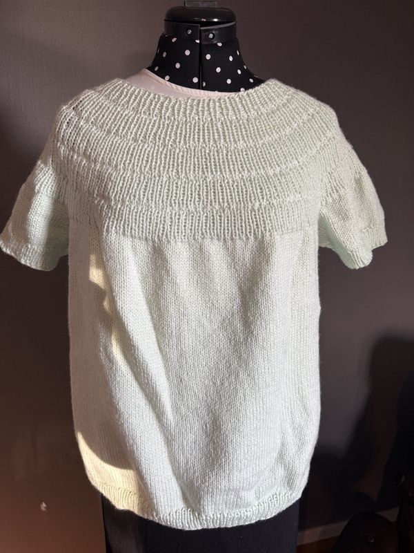 Ljusgrön Ankers tröja i ull