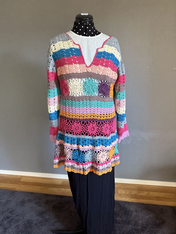 Tunika i bomull/akryl