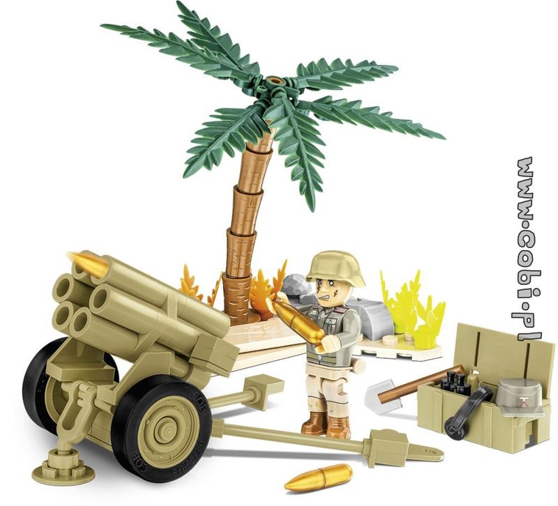 Cobi 5cm tysk WW2 Nebelwerfer 41 DAK