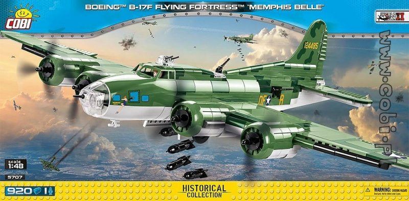 COBI-5707 B-17F FLYING FORTRESS BOMBPLAN – MEMPHIS BELLE - EJ I LAGER