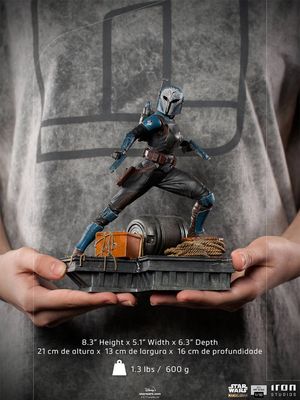 Star Wars: The Mandalorian staty från Iron Studios