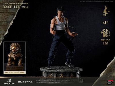 Bruce Lee: Tribute 1:4 Skala Staty
