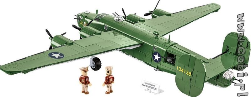 Cobi WW2 amerikanskt bombplan - Consolidated B-24D LIBERATOR