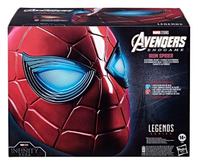 Marvel Legends Series Spiderman Electronic Helmet Avengers Endgame Iron Spider