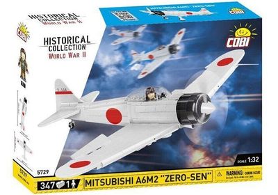 COBI MITSUBISHI A6M2 ”ZERO-SEN” – WW2 JAKTFLYGPLAN