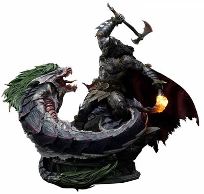 DC Comics: Dark Knights Metal - Deluxe Batman vs Joker Dragon Statue