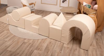 Soft Adventure Track Beige Konstläder 8 delar