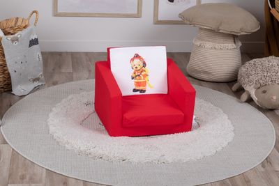 Bäddfåtölj Fireman Teddy Bear