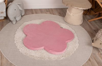 Bollhav med lock - Rosa Blomma