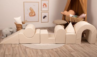 Soft Adventure Track Beige Konstläder 8 delar