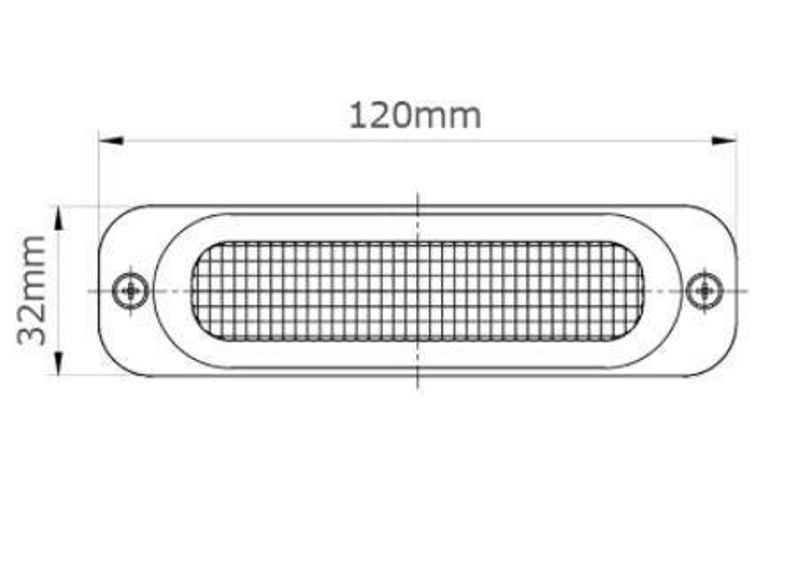 RING 6LED Blixtljus10-30V Orange