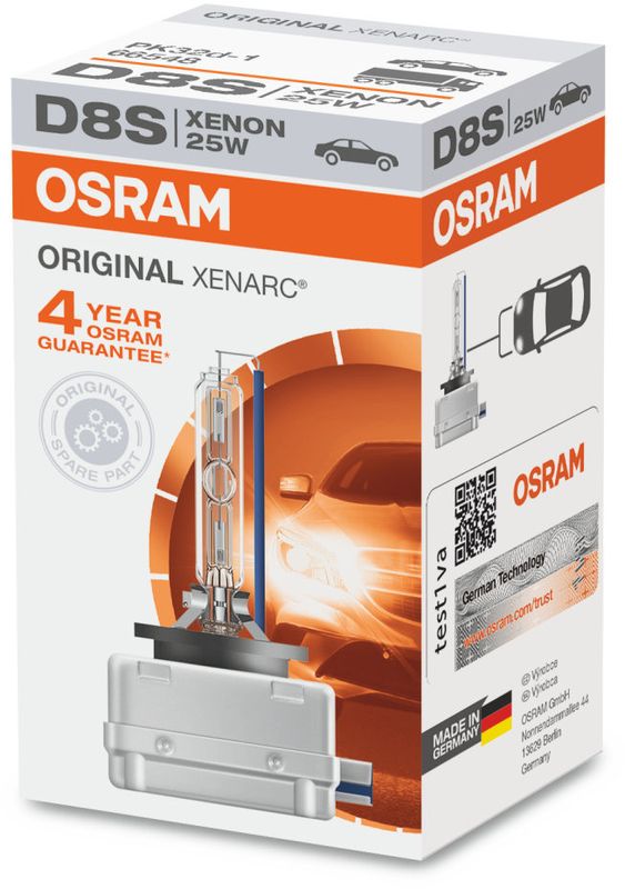 Osram Xenarc Original - Xenonlampa D8S 25W 42 V 1-pack
