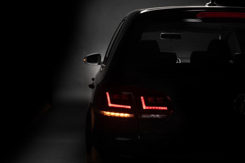 OSRAM LEDriving tail lights LEDTL102-CL Baklyktesats till VW Golf VI Hatchback (5K1)