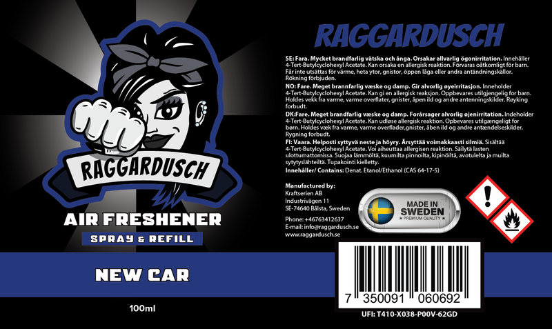 RAGGARDUSCH LADY NEW CAR SPRAY 100ML