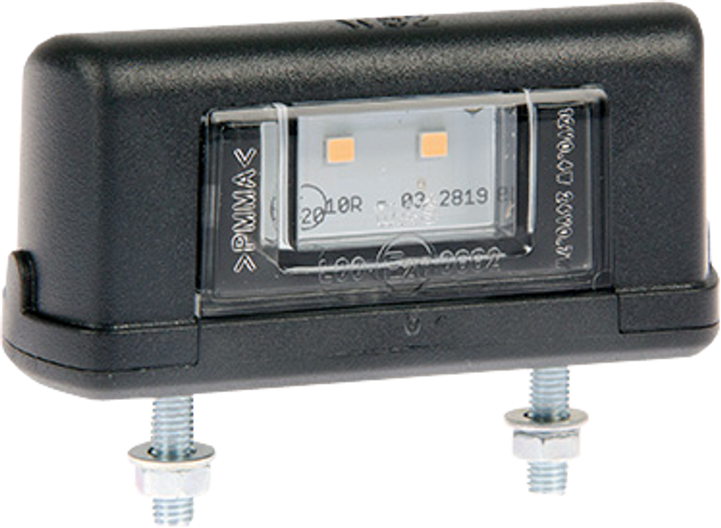 Regskyltsbelysning W52, LED, DV