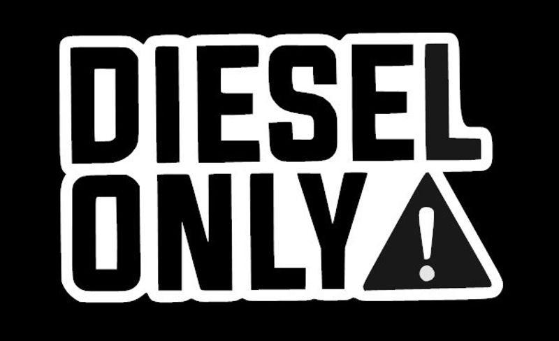 Dekal DIESEL ONLY