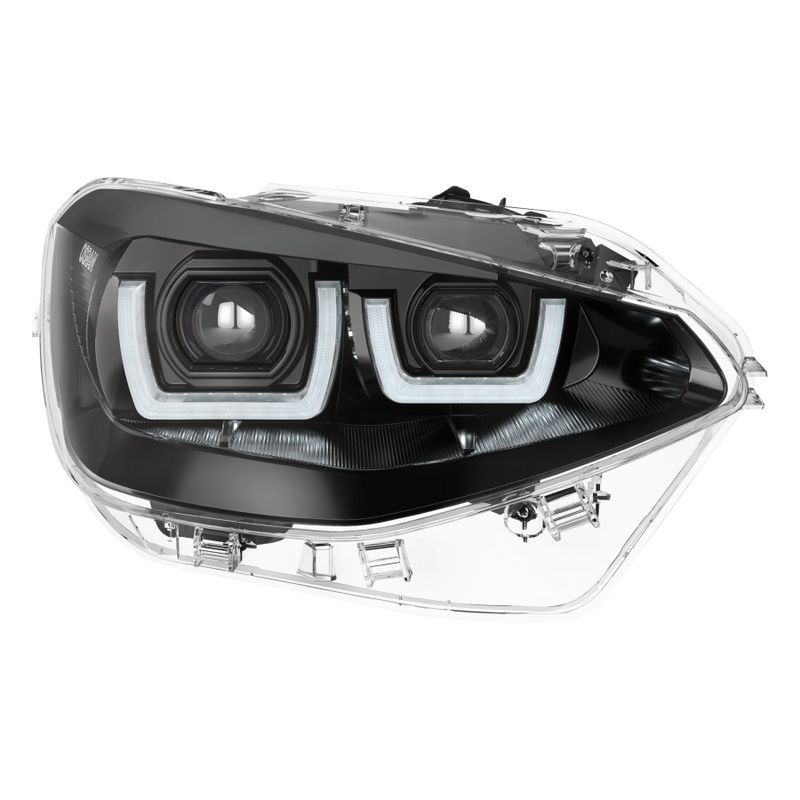 LEDriving® BLACK BMW Serie 1 to replace OEM halogen headlights KIT