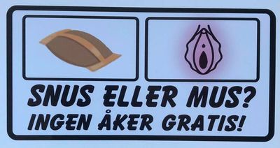 Dekal Snus eller mus?