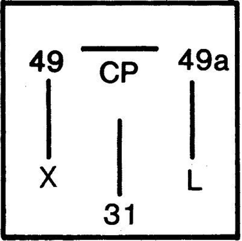 Blinkerenhet 24V HELLA 4AZ003787-071