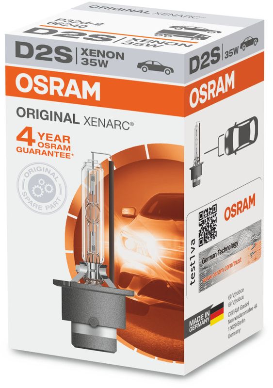 Osram Xenarc Original - Xenonlampa D2S 35W 85 V 1-pack