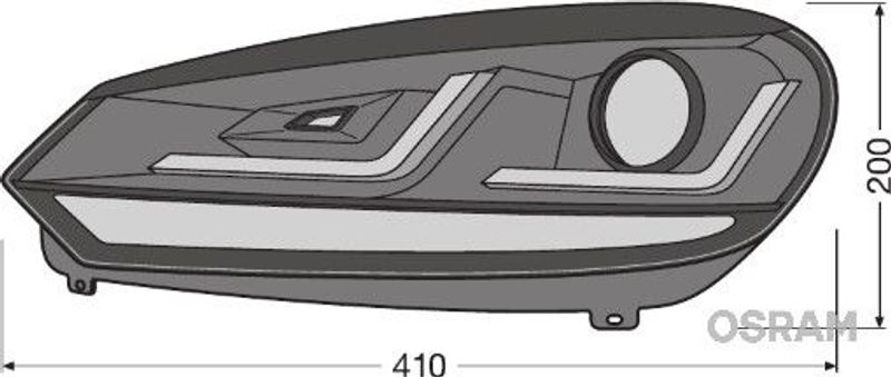 OSRAM LEDriving XENARC LEDHL102-CM Strålkastarinsats till VW GOLF