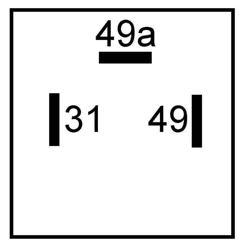 Relä för blinkers 6v - 160651