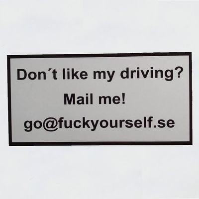 Don´t like my driving