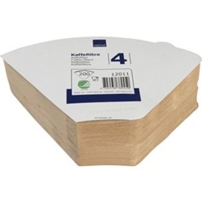 Kaffefilter 1x4 Svanmärkt oblekt