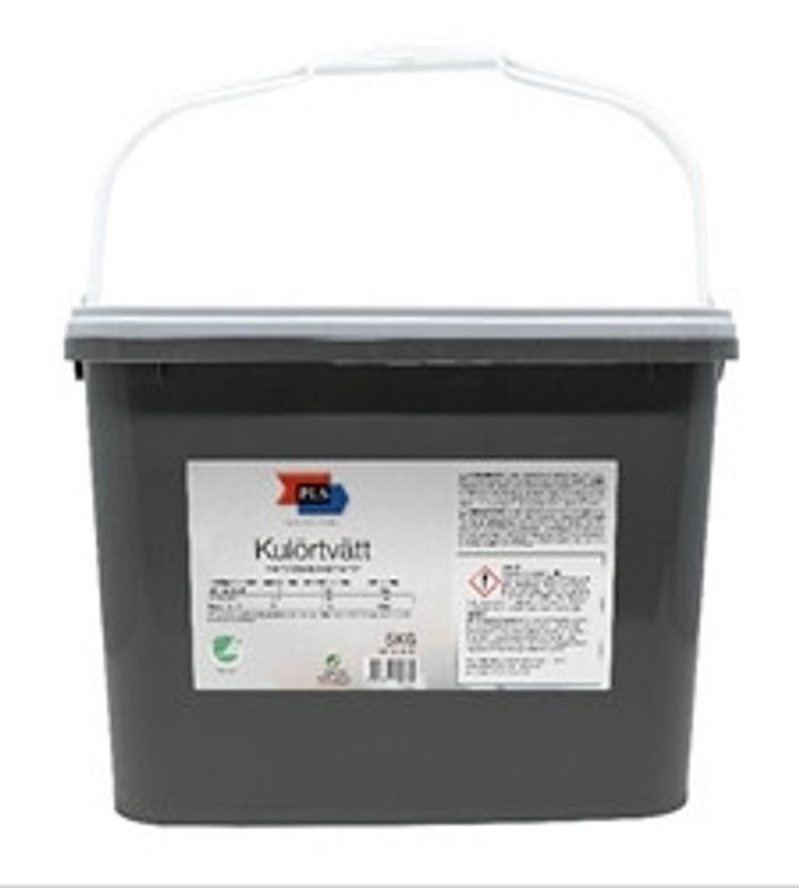 Tvättmedel pulv kulörtvätt PLS 5kg parfymerad Svanen