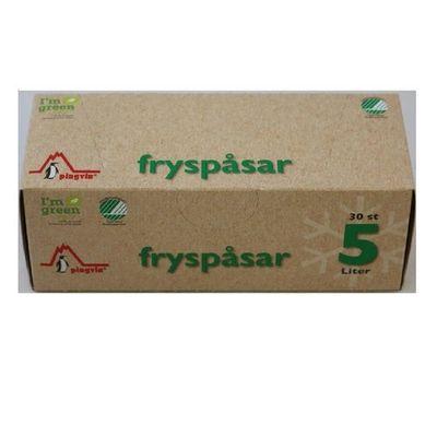 Fryspåse Pingvin 5 liters Svanenmärkta 30st/rl