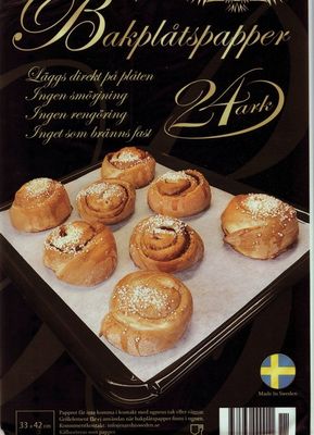 Bakplåtspapper 33x42cm 24ark/fp