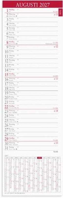 Stor Bordskalender 2027